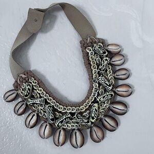 Twine and Twig cowrie necklace